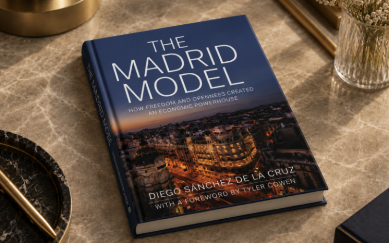 El Instituto Cato de EEUU publica “The Madrid Model”, un libro de Diego Sánchez de la Cruz sobre el éxito liberal de Madrid